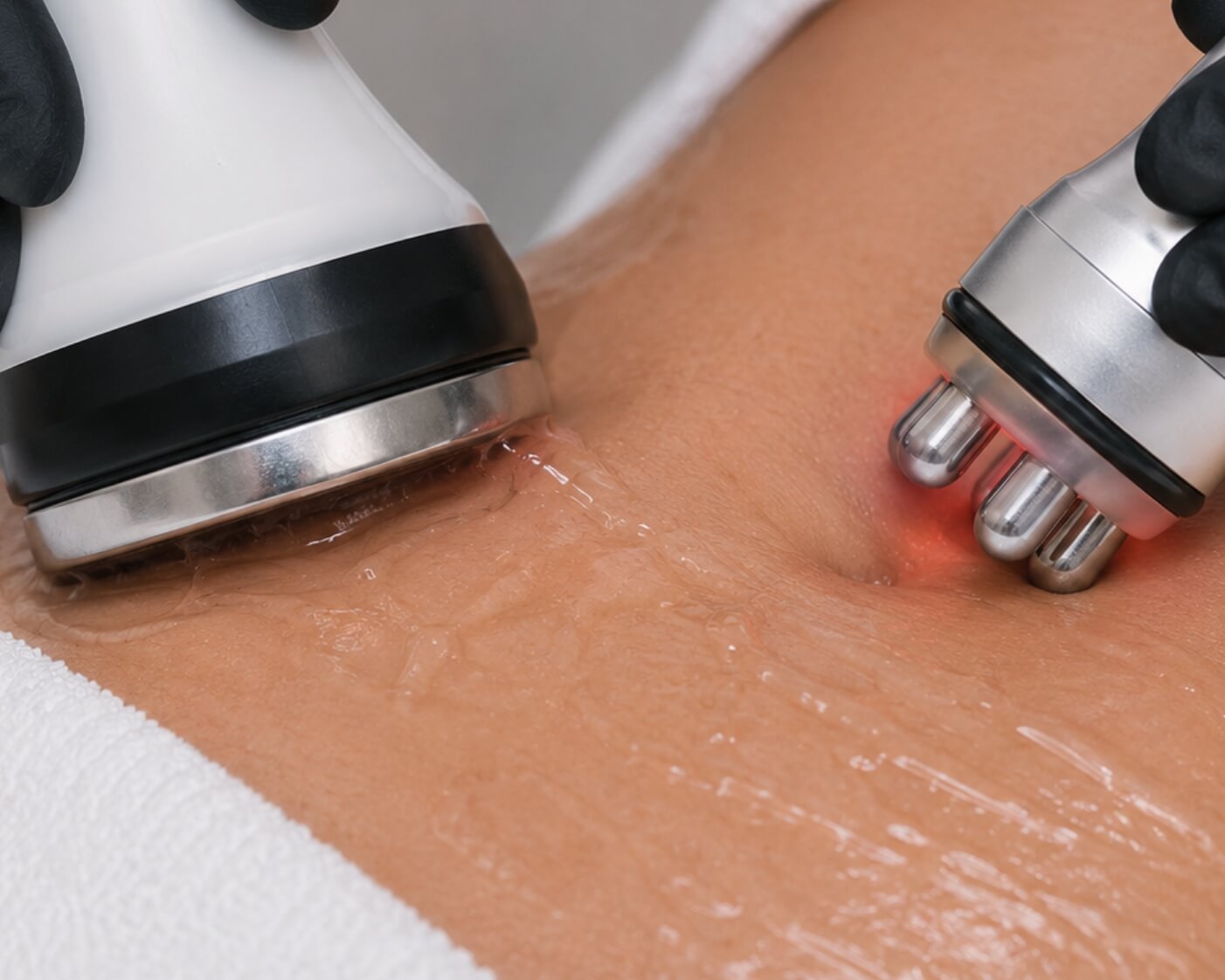EMS + RF & Cavitation with Lymphatic Drainage